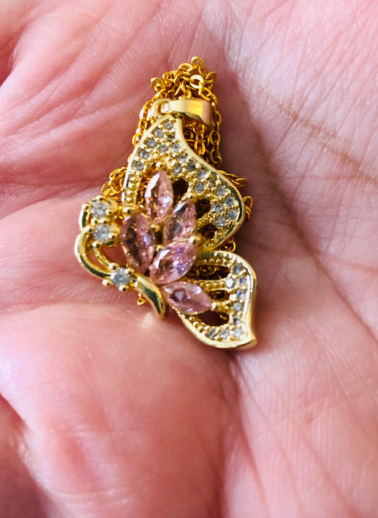 Golden Butterfly Necklace