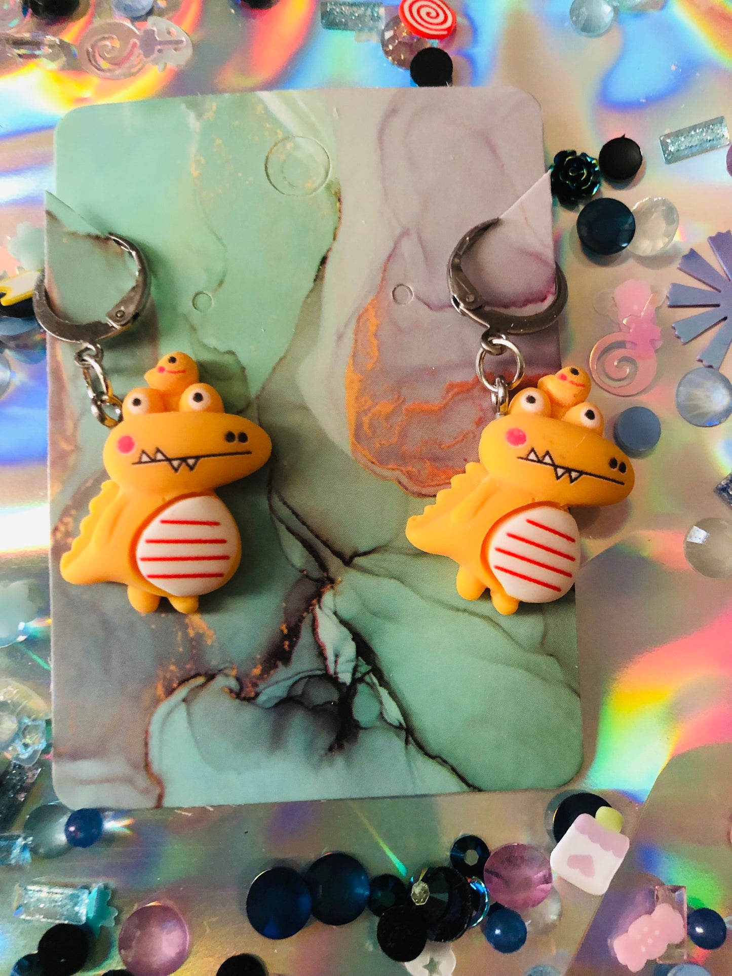 Baby Dinosaur Earrings