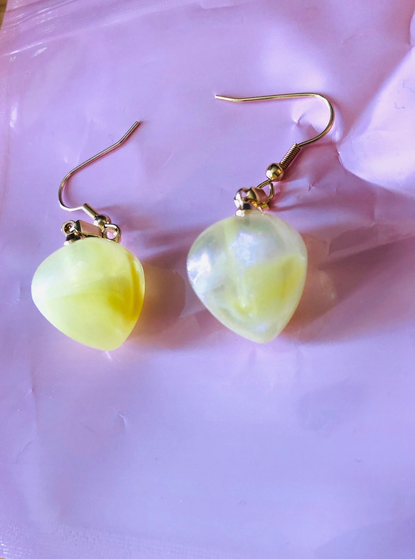 Yellow Diamond Earrings