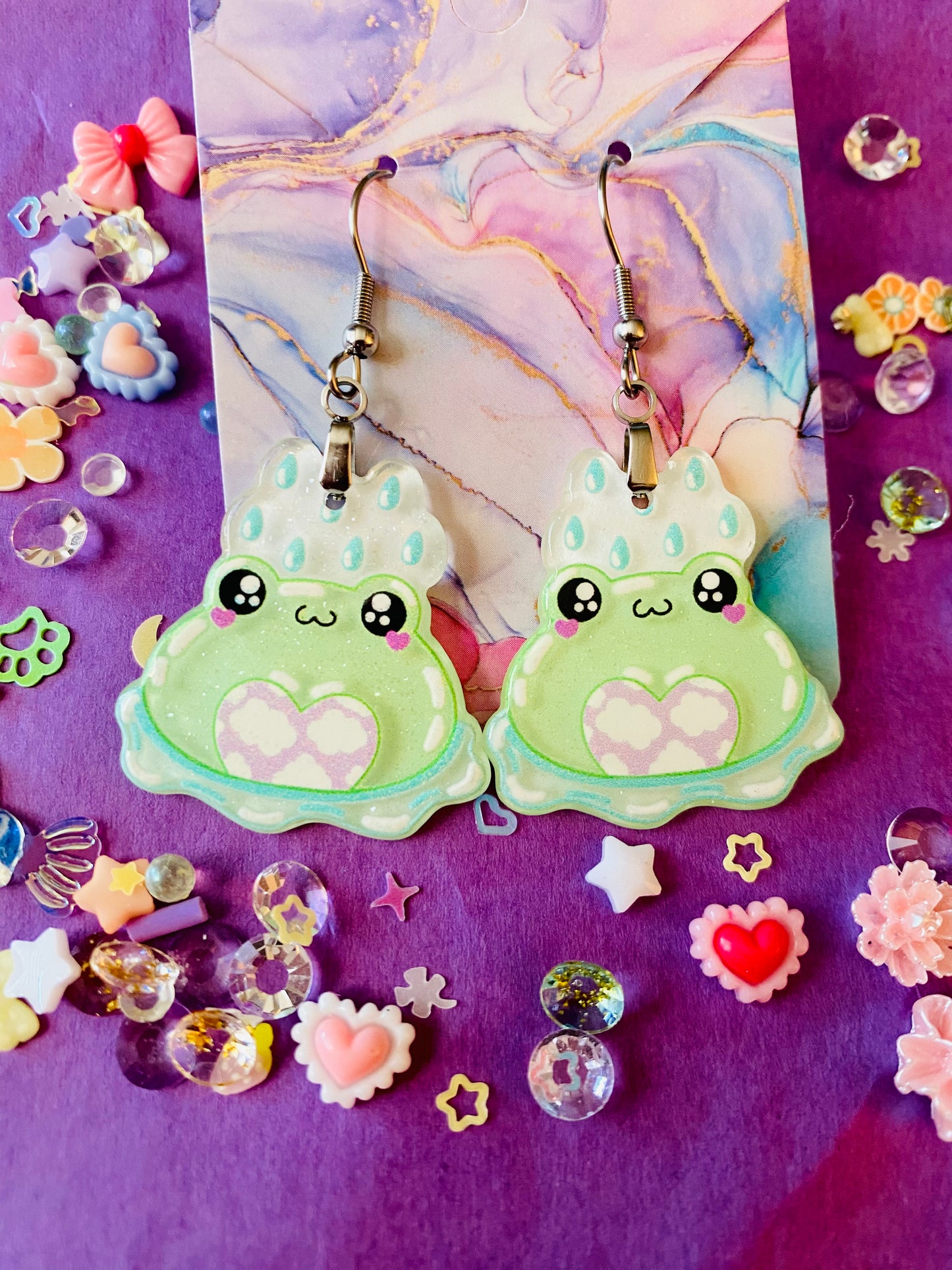 Froggy Love Earrings