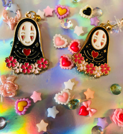 No Face Love Earrings