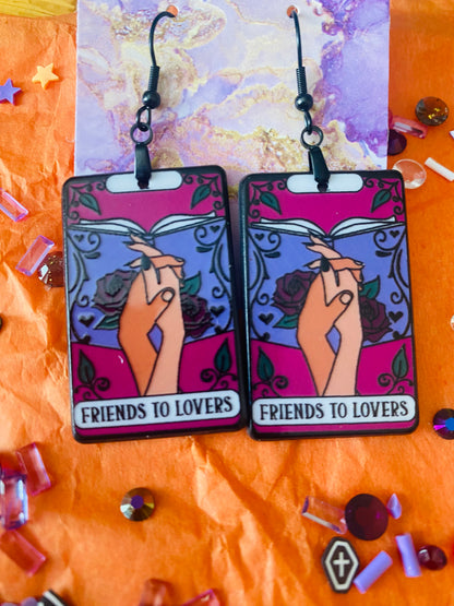 Fanfiction Tarot Earrings