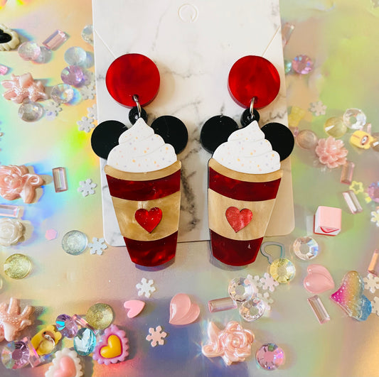 Mickey Hot Chocolate Earrings