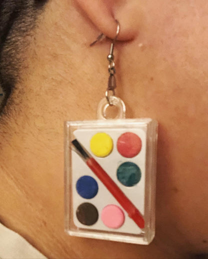 Water Color Palette Earrings