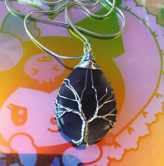 Tree of Life Amethyst Necklace