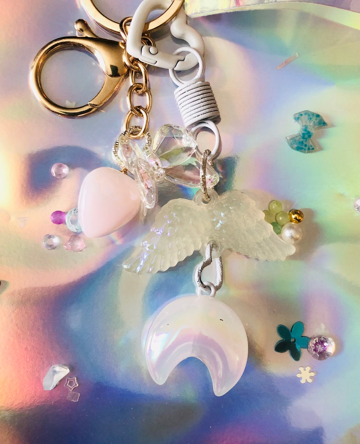 Spring Wings Keychain