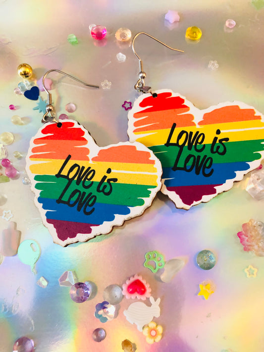 Love is Love Earrings