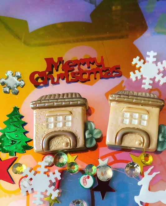 Gingerbread House Earrings