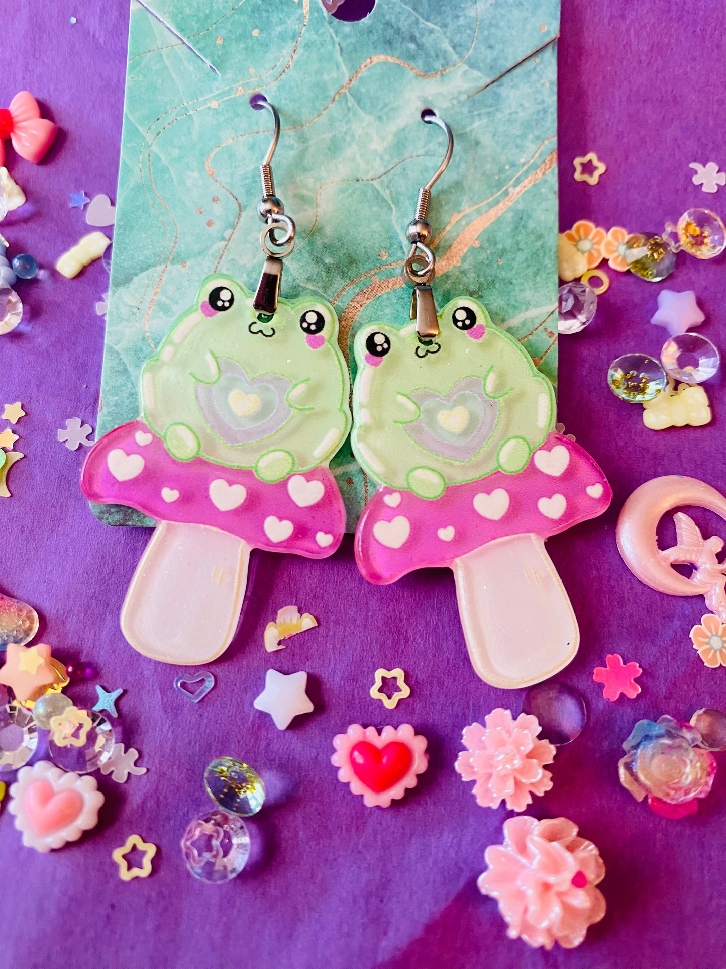 Froggy Love Earrings