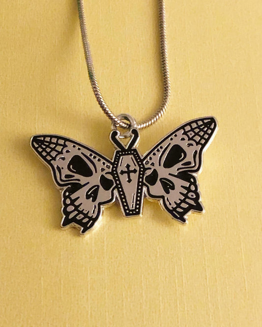 Death Butterfly Necklace