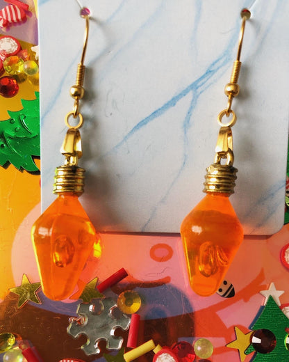 Christmas Light Earrings