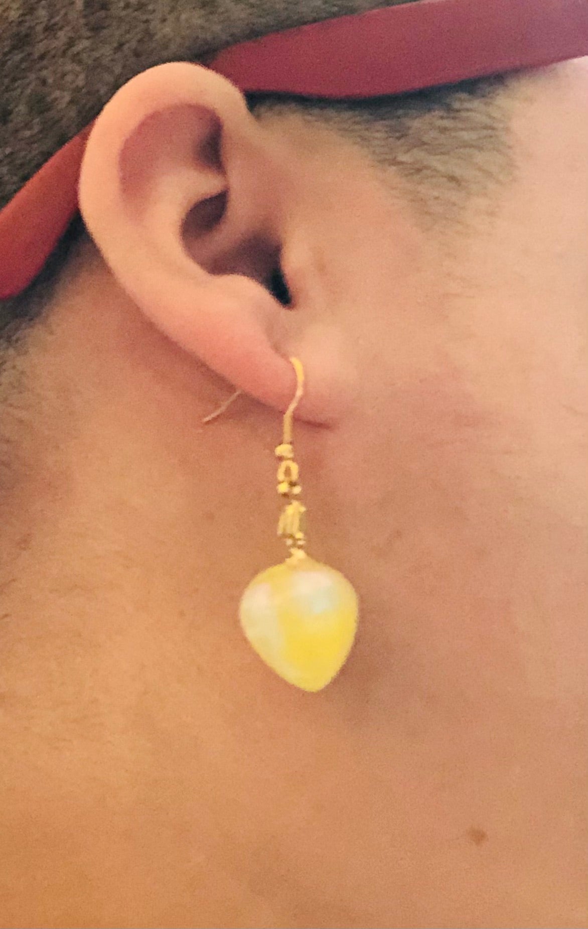 Yellow Diamond Earrings