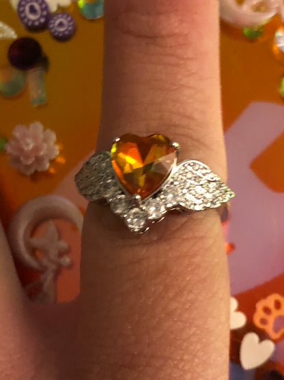 Heart Wings Ring