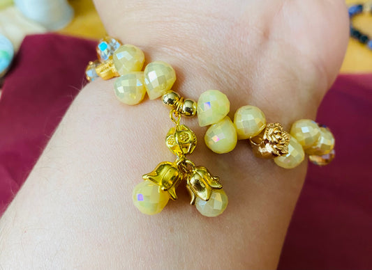 Yellow Bubble Bracelet