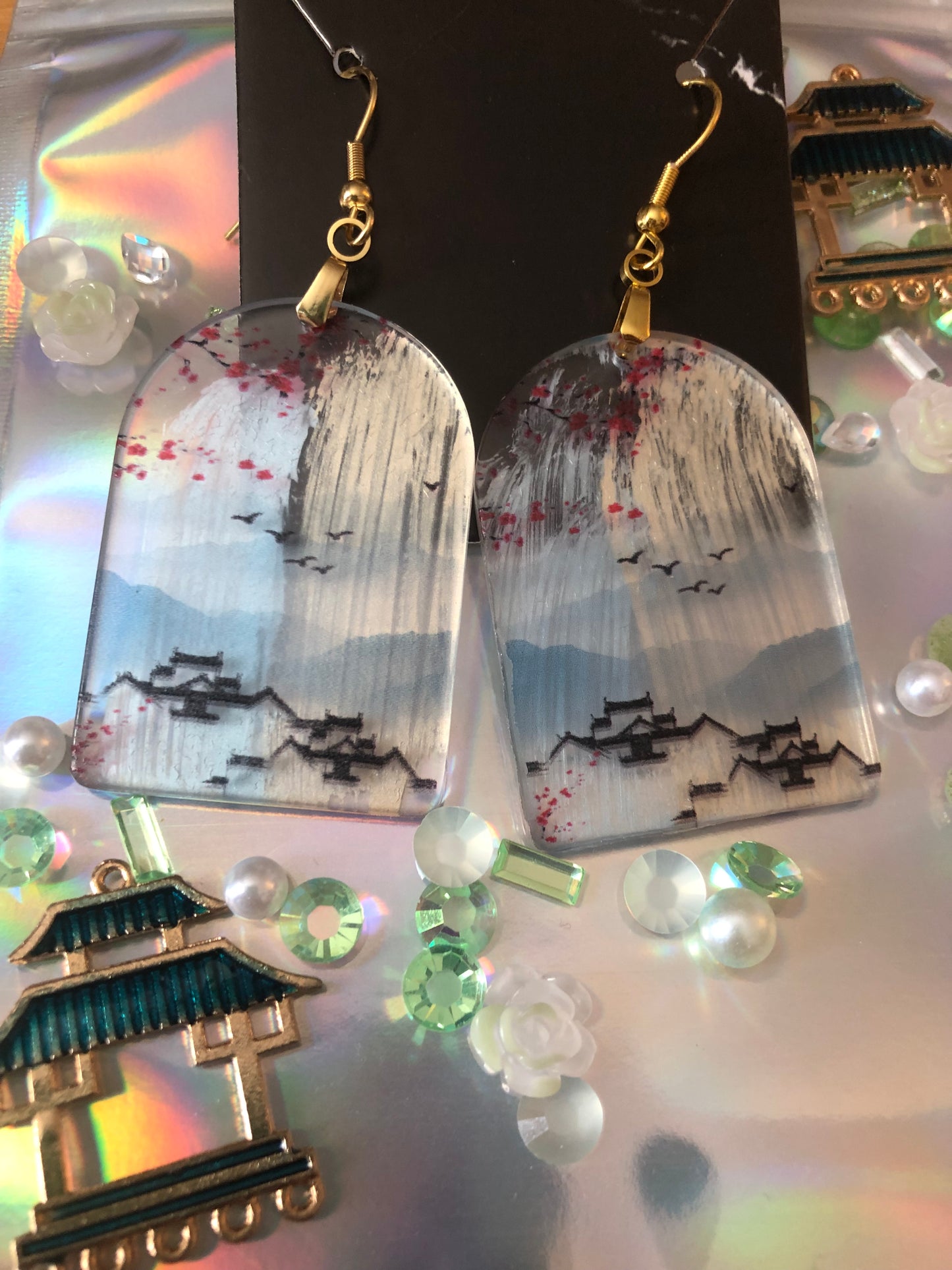 Chinese Art Earrings