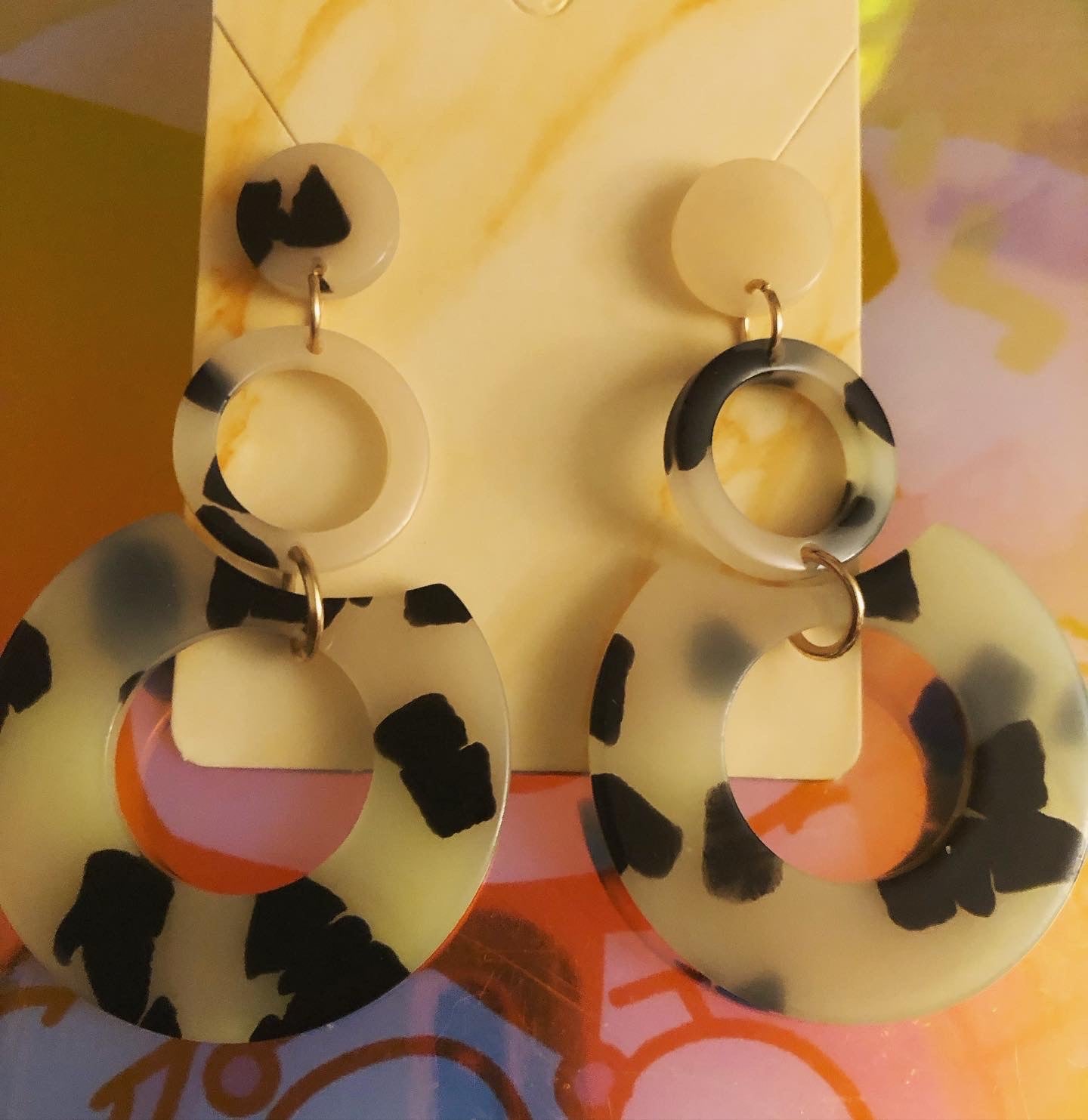 Spotted Cow Earrings