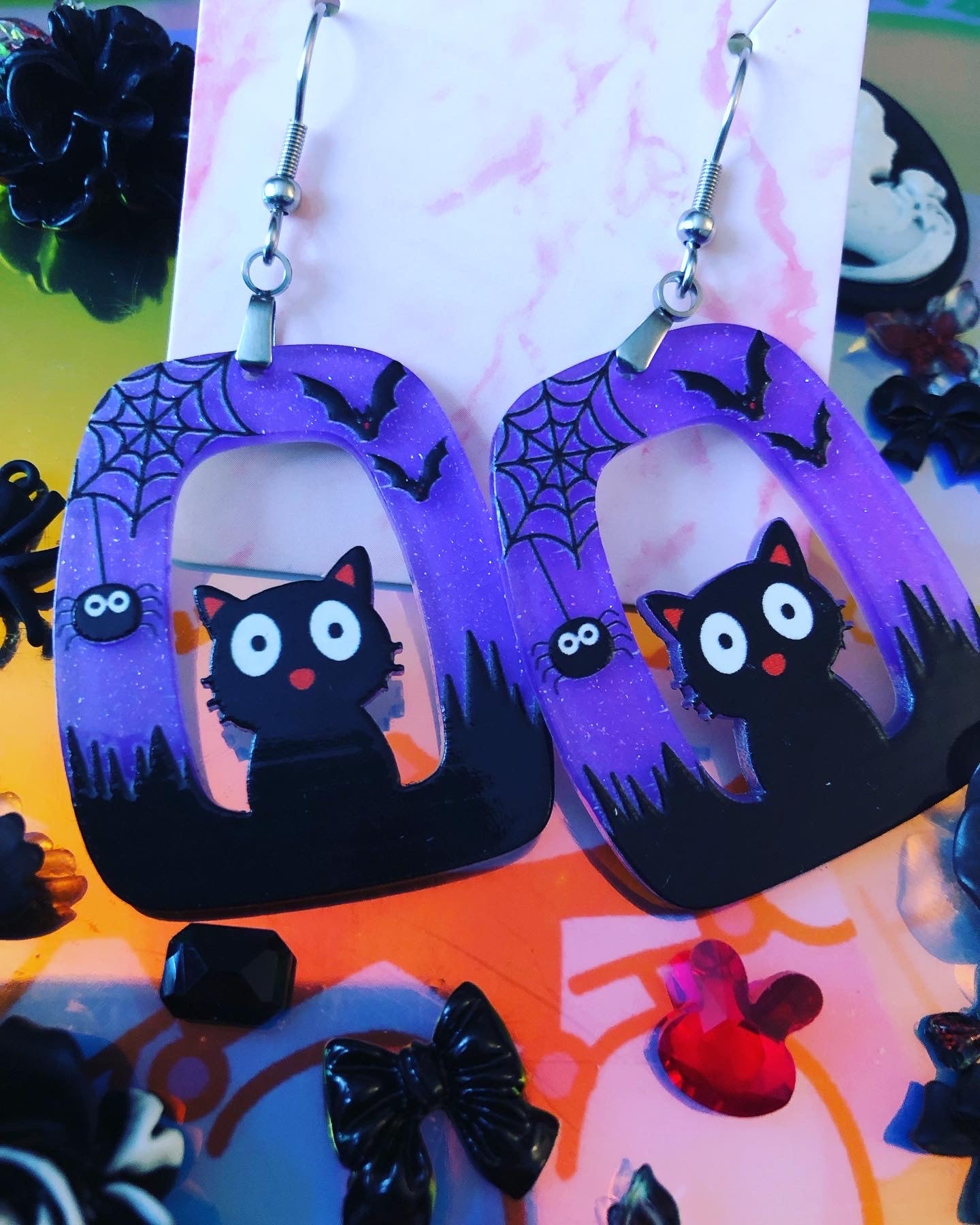 Scaredy Cat Earrings