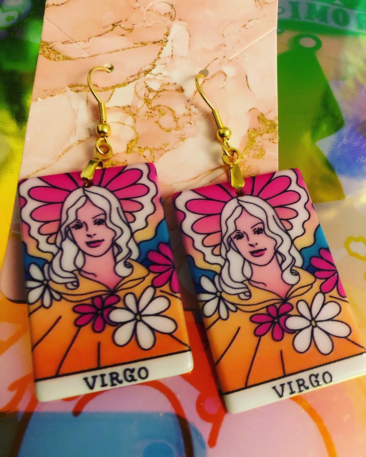 Zodiac Art Earrings