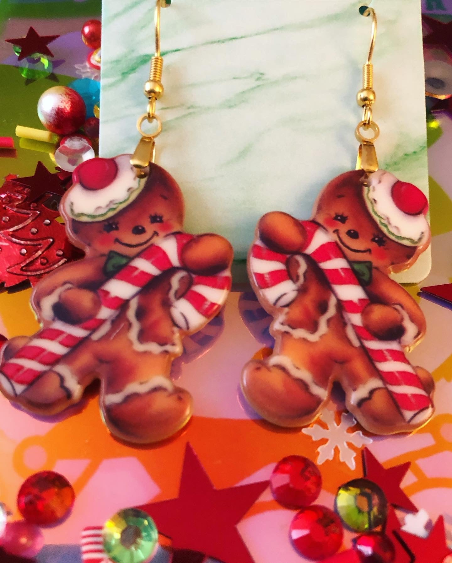 Gingerbread People Earrings