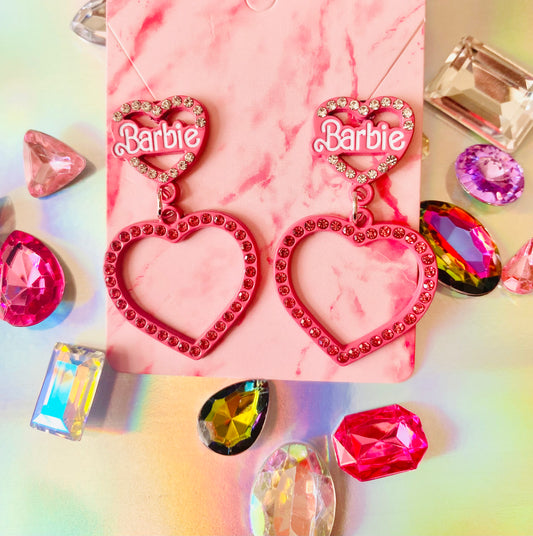 Bejeweled Barbie Earrings