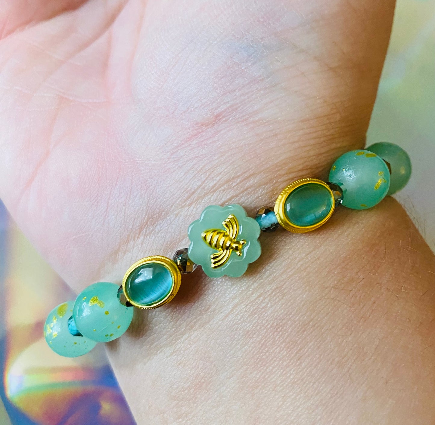 Emerald Honey Bracelet