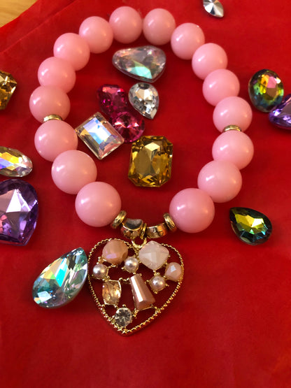 Pink Heart of Bodhi Bracelet