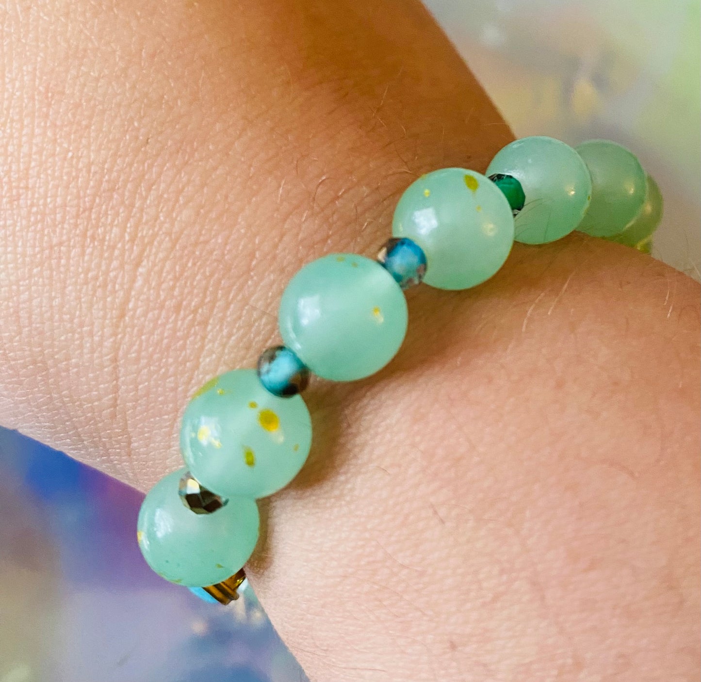 Emerald Honey Bracelet