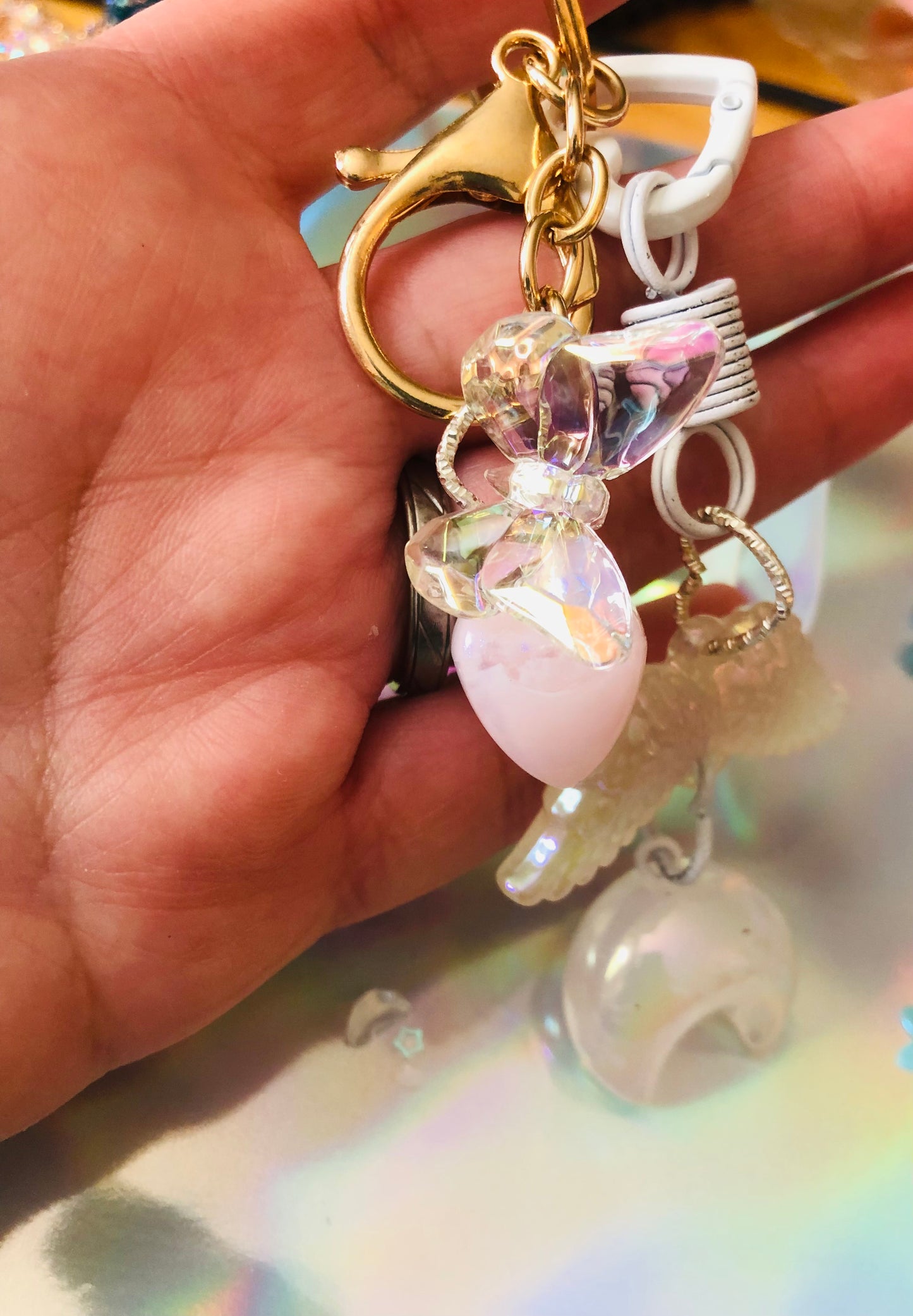 Spring Wings Keychain