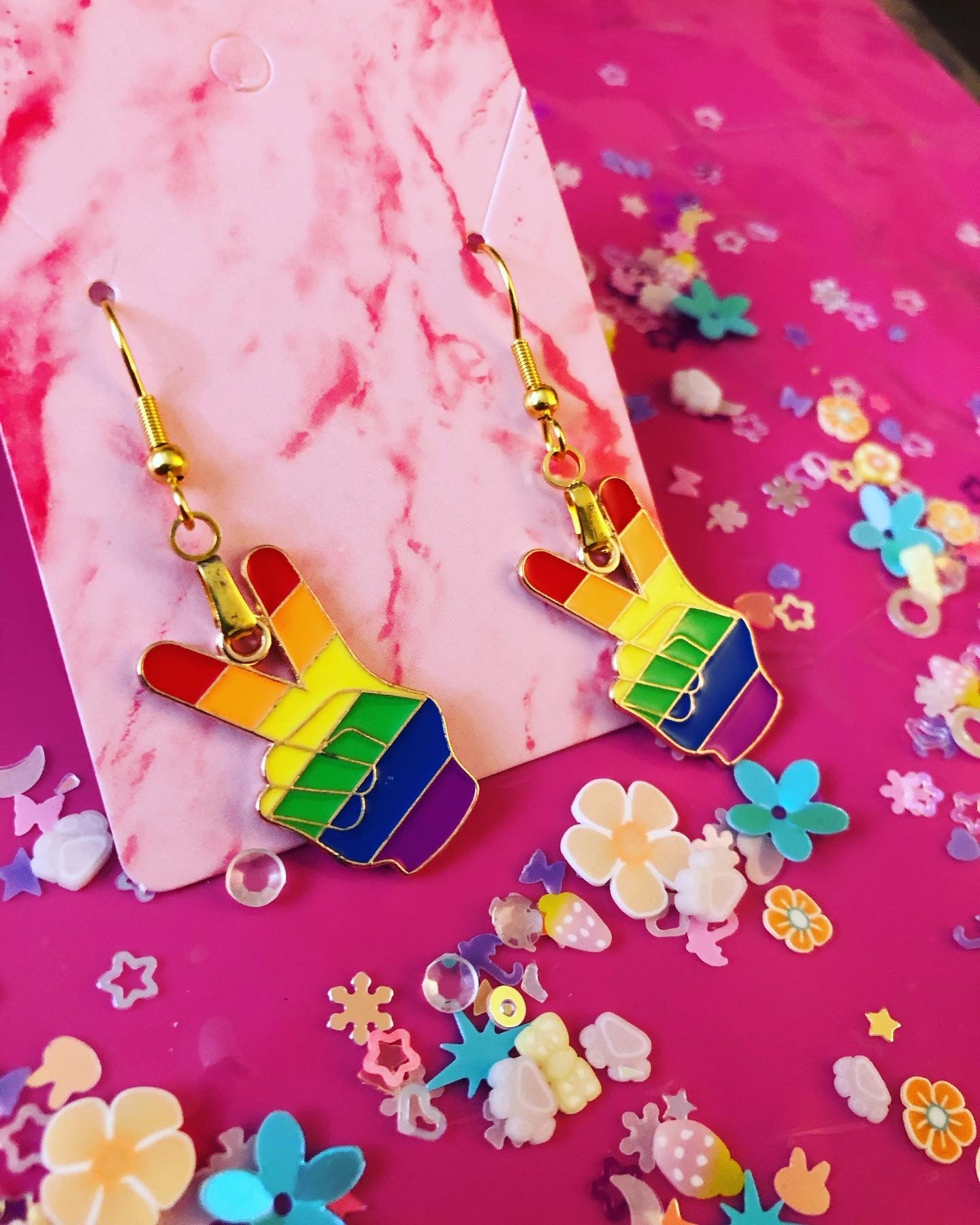 LGBT Themed Earrings!