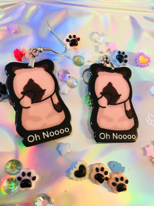 Oh Noo Cat Earrings