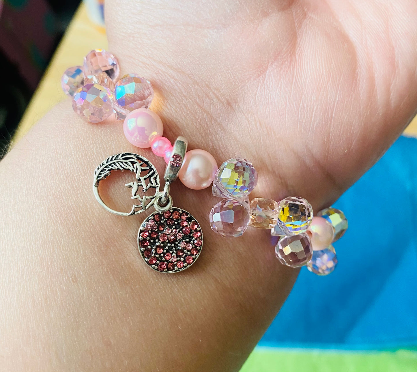 Pink Crystal Magic Bracelet