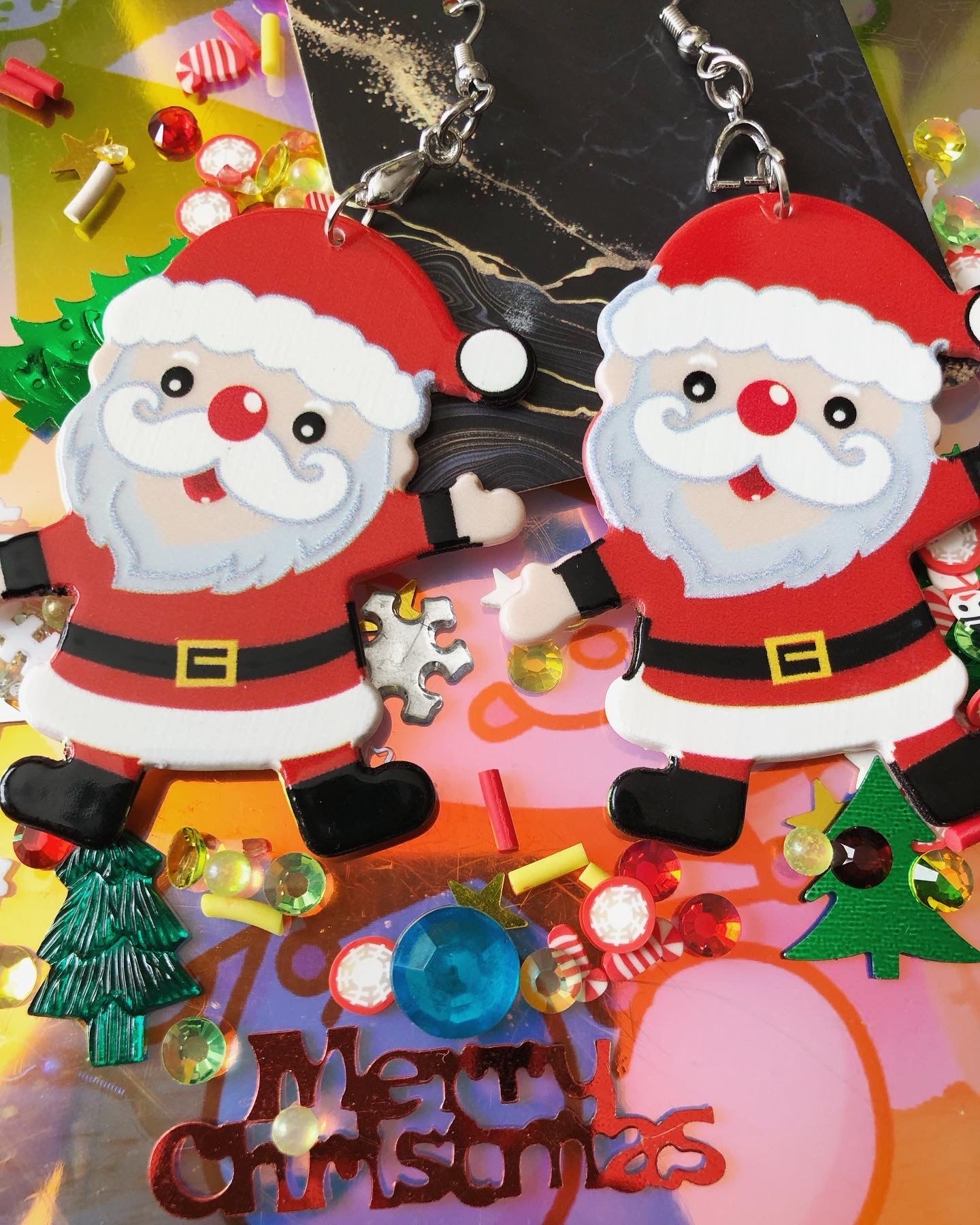 Santa Claus Earrings