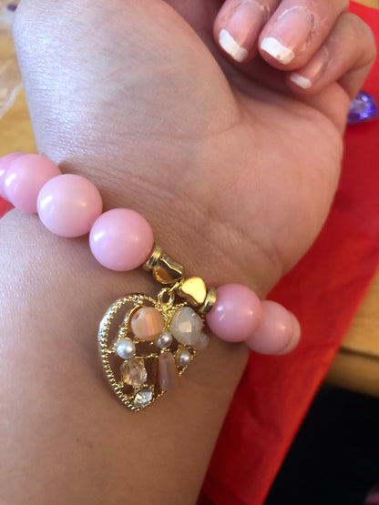 Pink Heart of Bodhi Bracelet