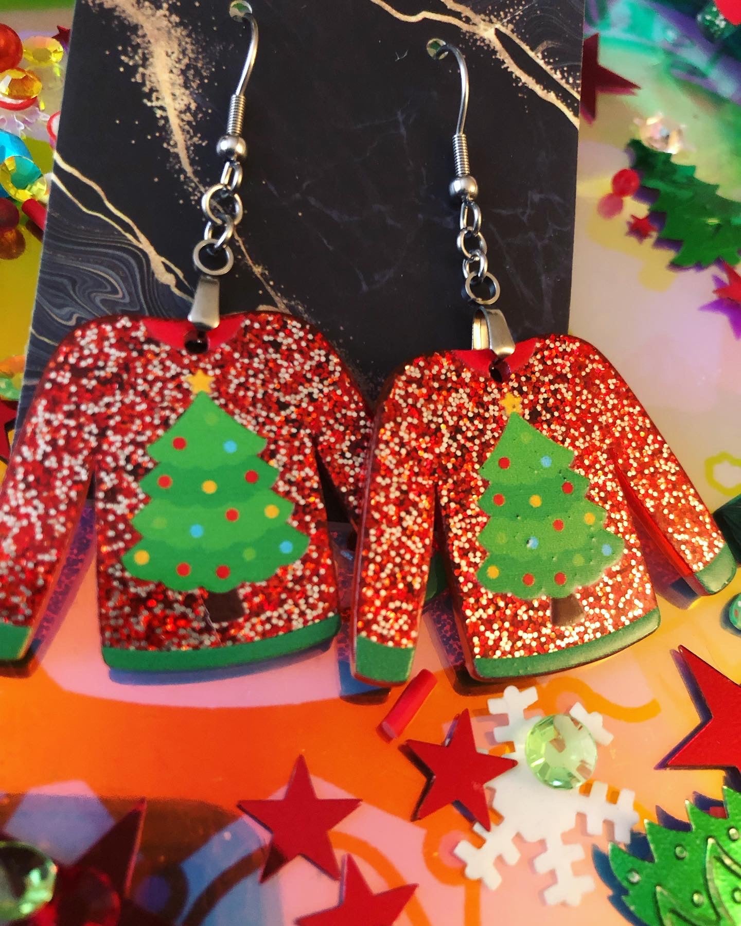 Christmas Sweater Earrings