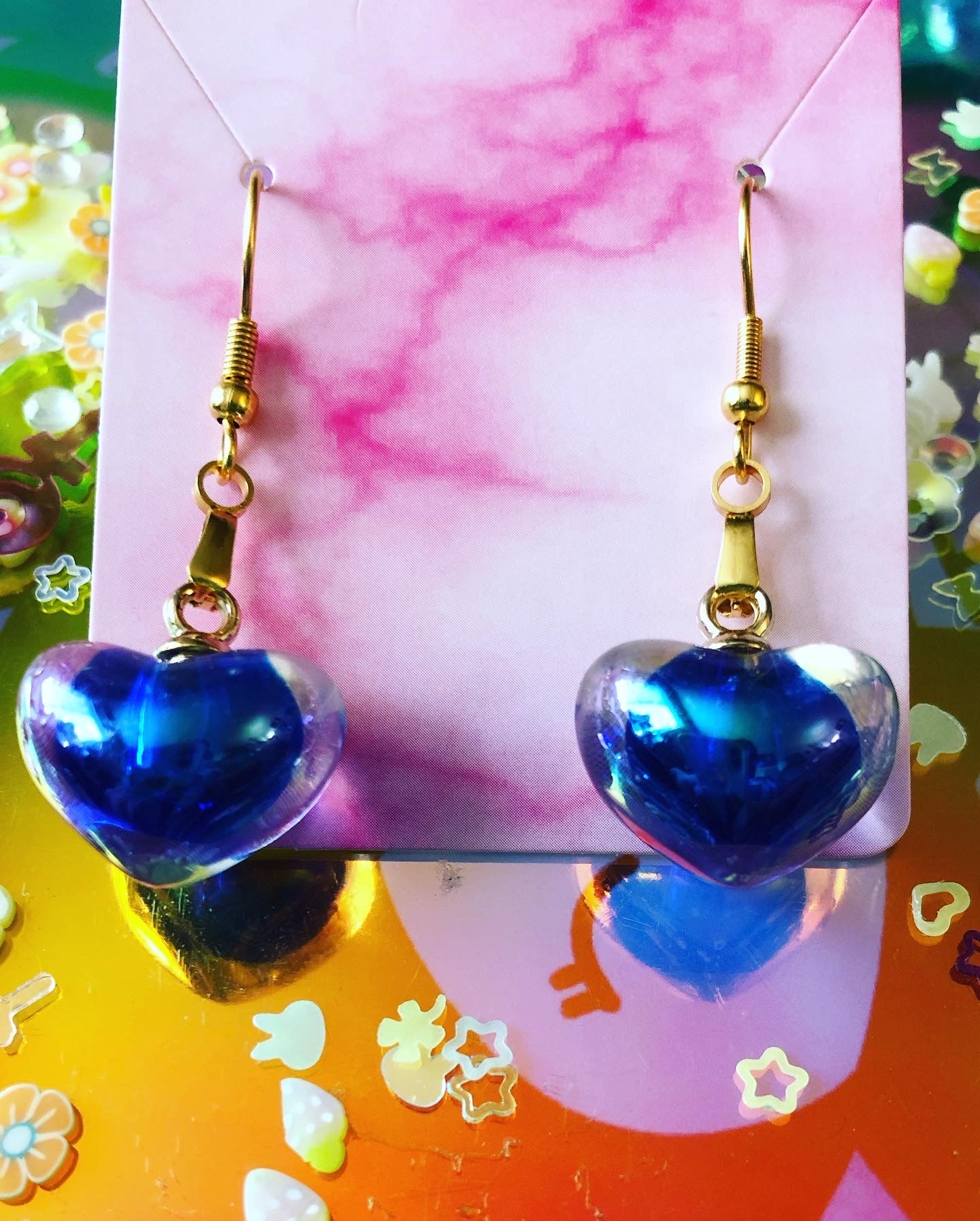 Heart Crystal Earrings