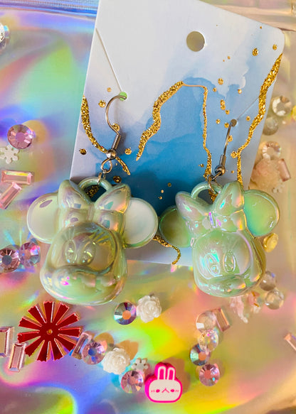 Iridescent Minnie Mouse Earrings