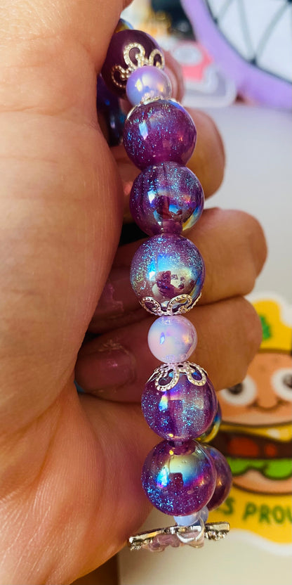 Purple Swirl Bracelet