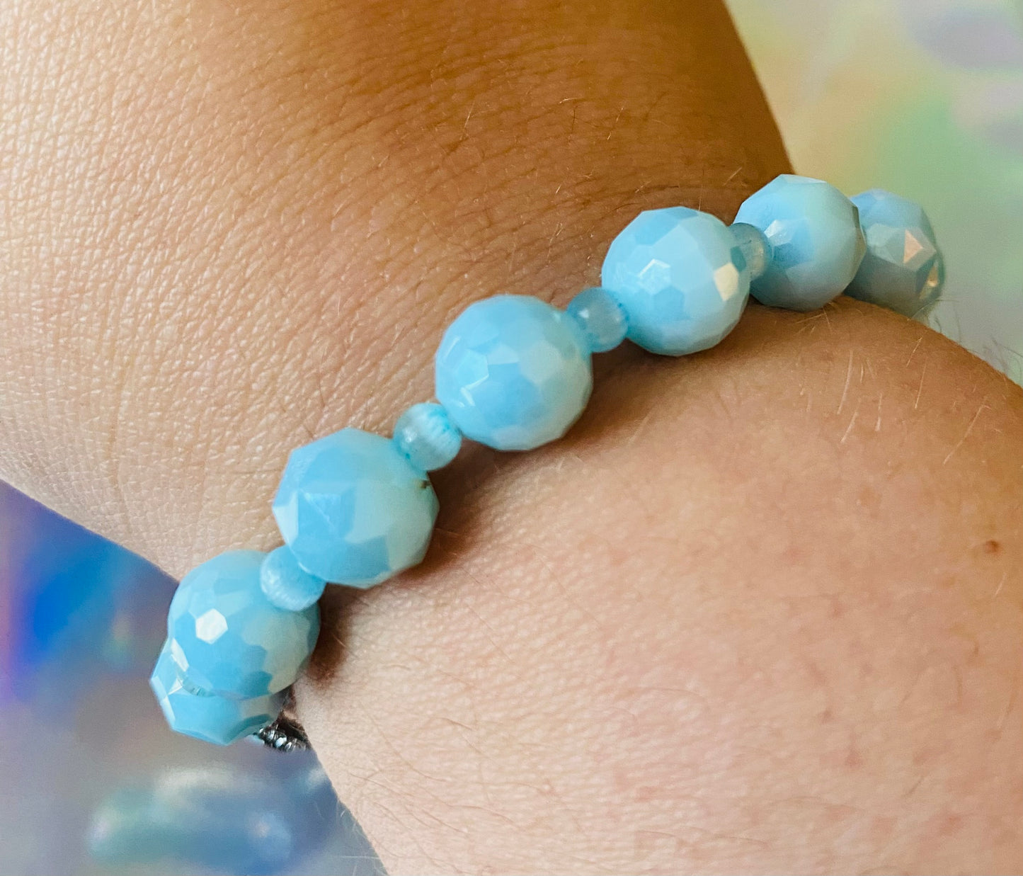 Sky Blue Crystal Bracelet