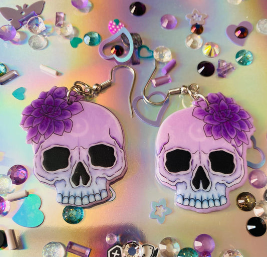 Pretty Skull Earrings