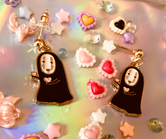 No Face Gives Love Earrings