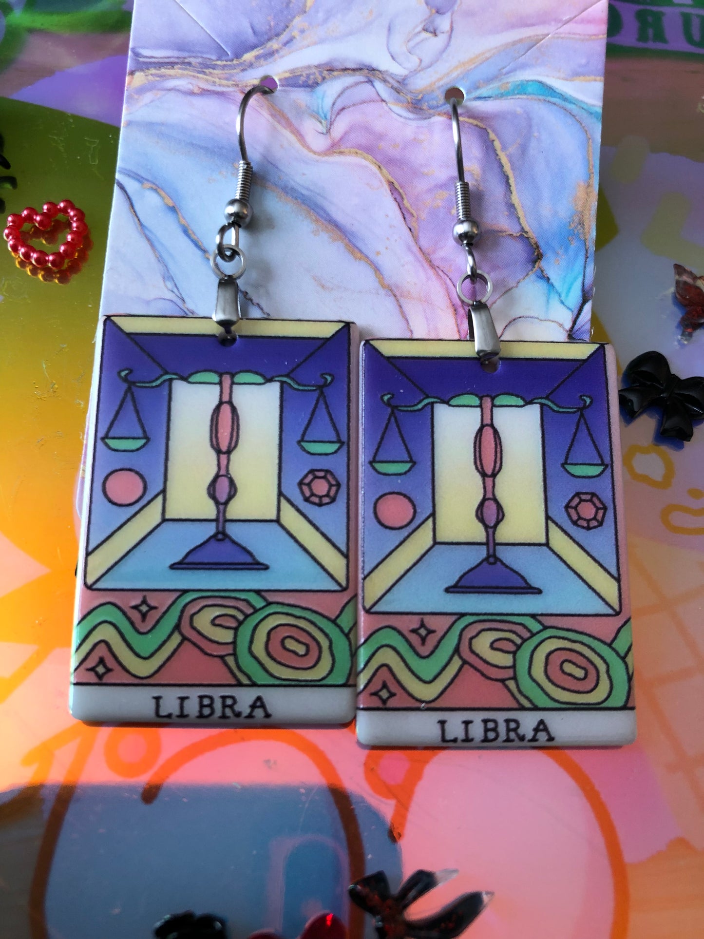 Zodiac Art Earrings