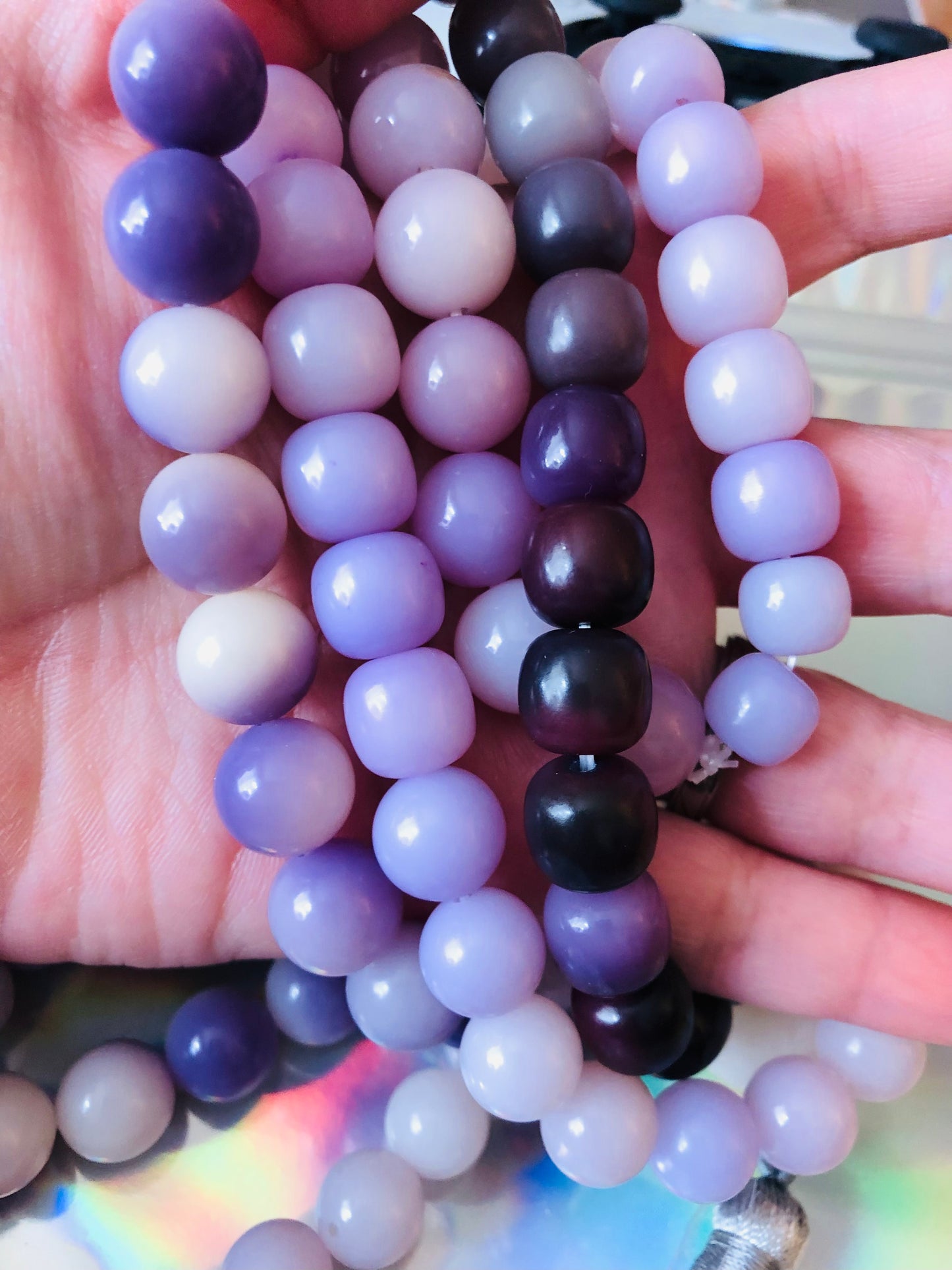 Purple Lotus Mala