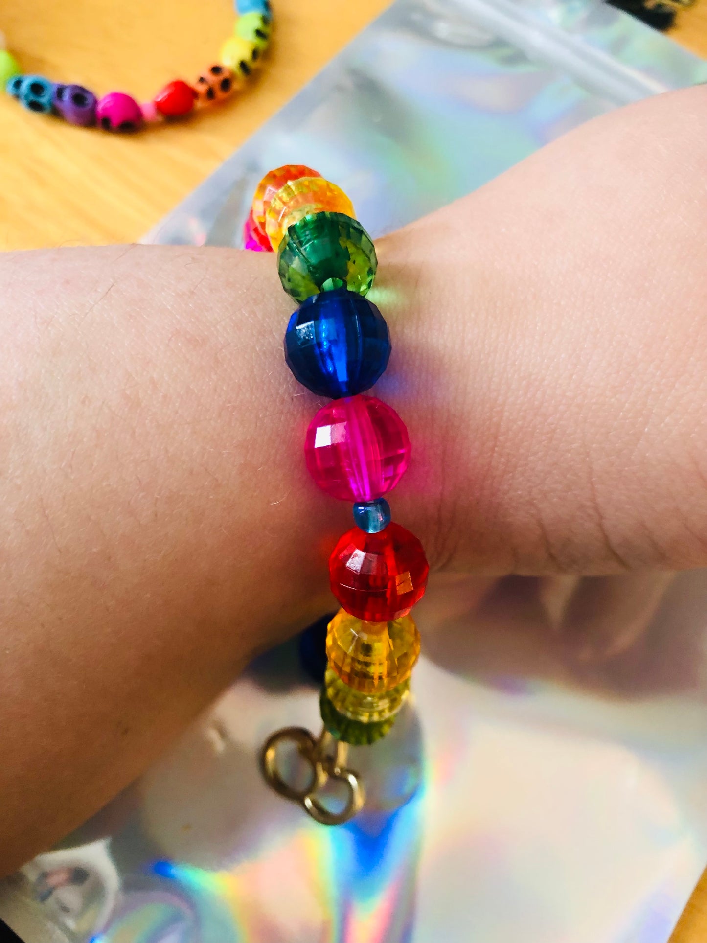 Rainbow Cherry Bracelet