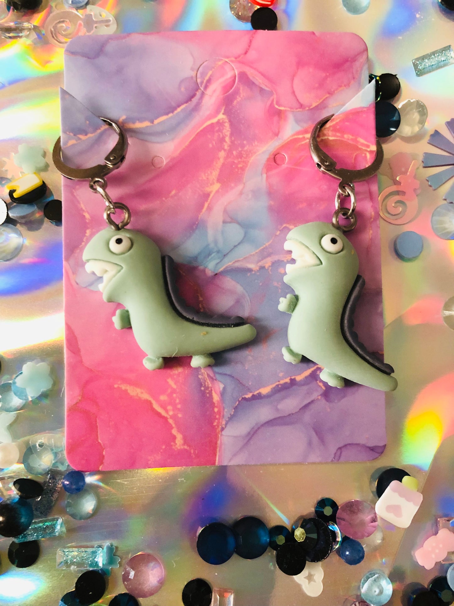 Baby Dinosaur Earrings