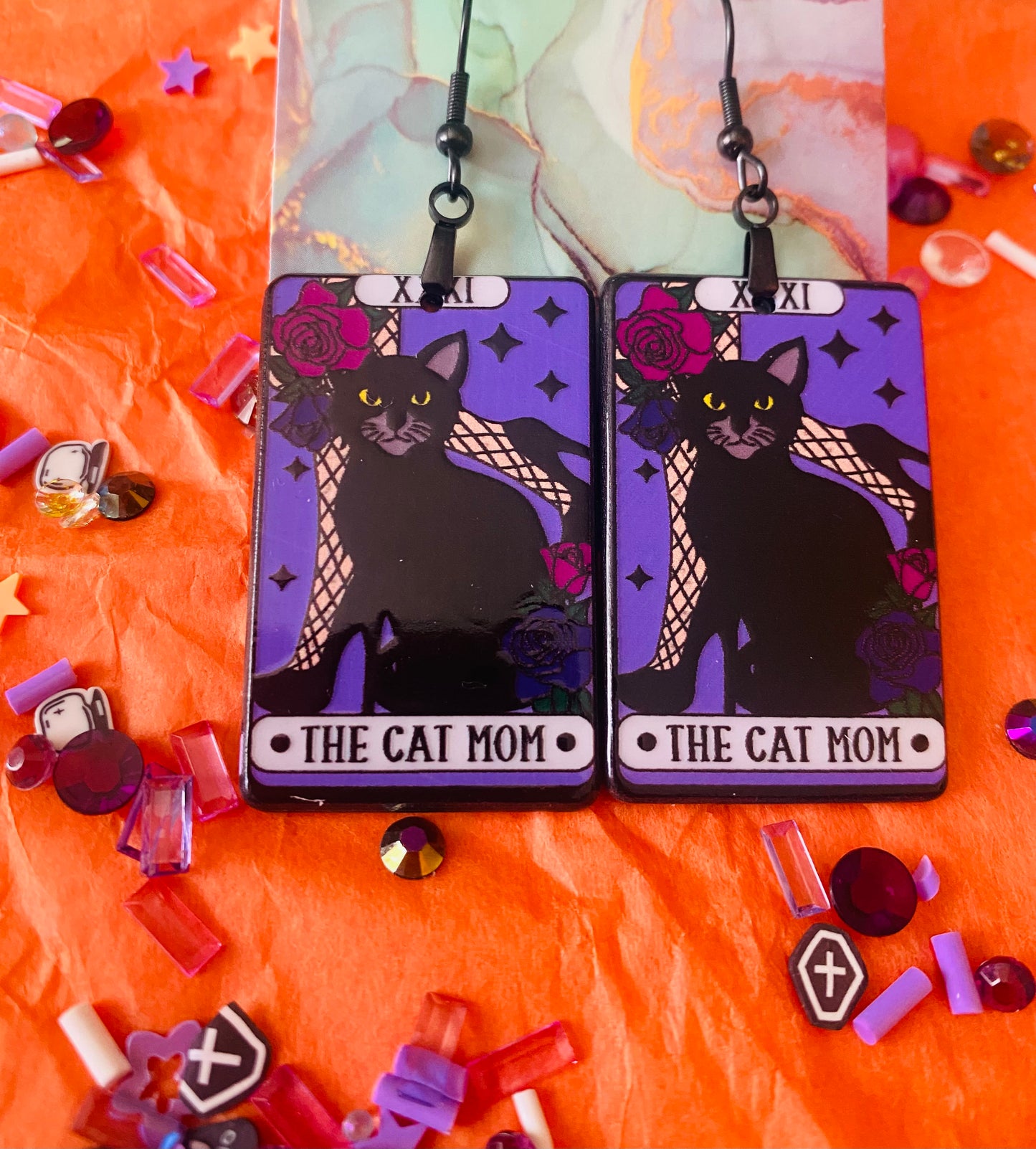 Fanfiction Tarot Earrings