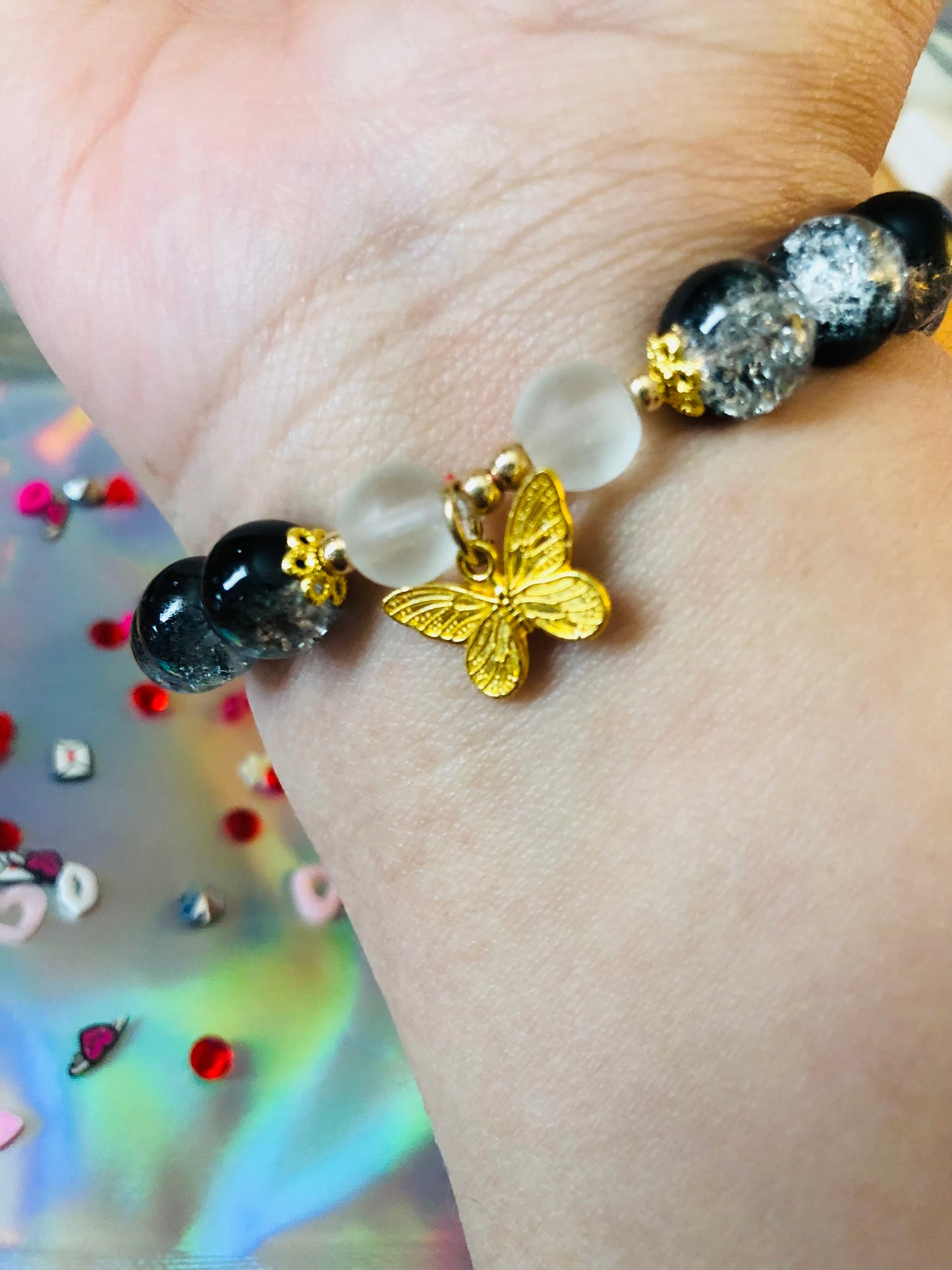 Gothic Butterfly Bracelet