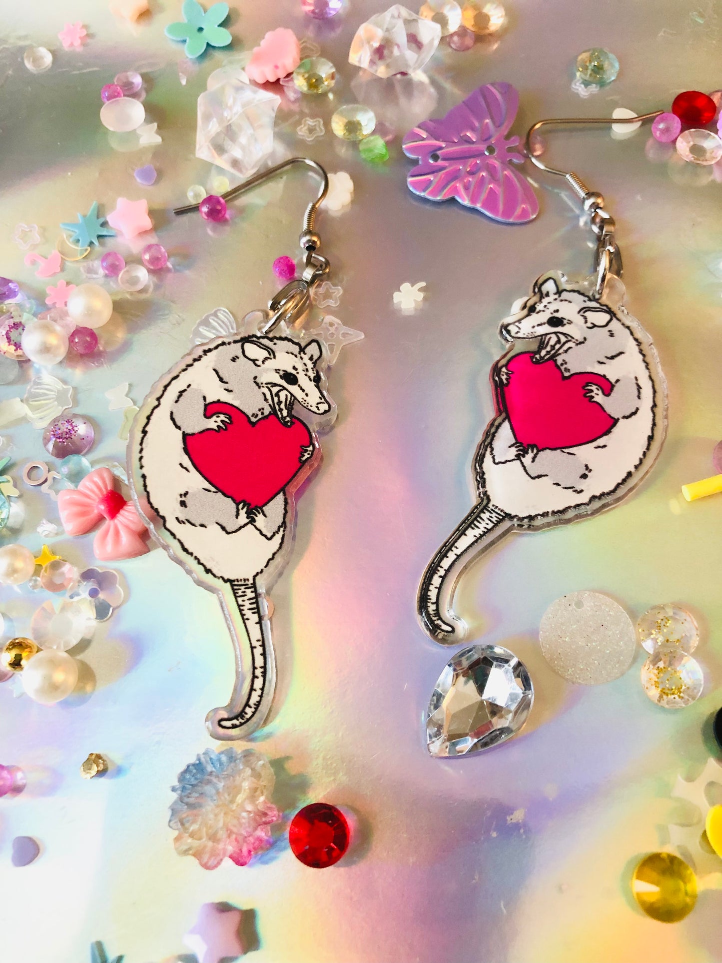 Possum Love Earrings