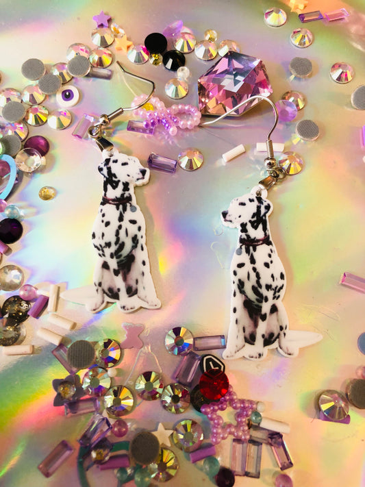 Dalmatian Earrings