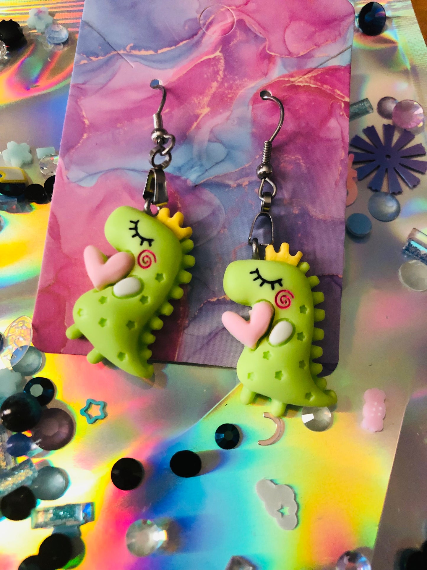 Baby Dinosaur Earrings