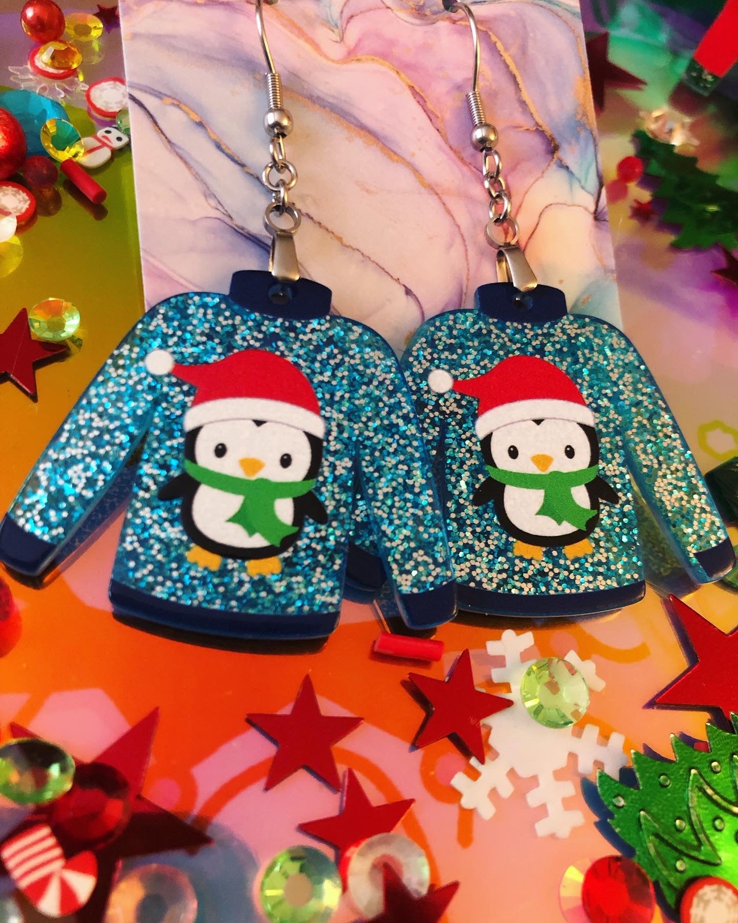 Christmas Sweater Earrings